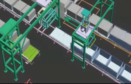 水泥發泡砌(qi)塊生産線 泡沫(mò)混凝土砌塊生(sheng)産線3D視頻